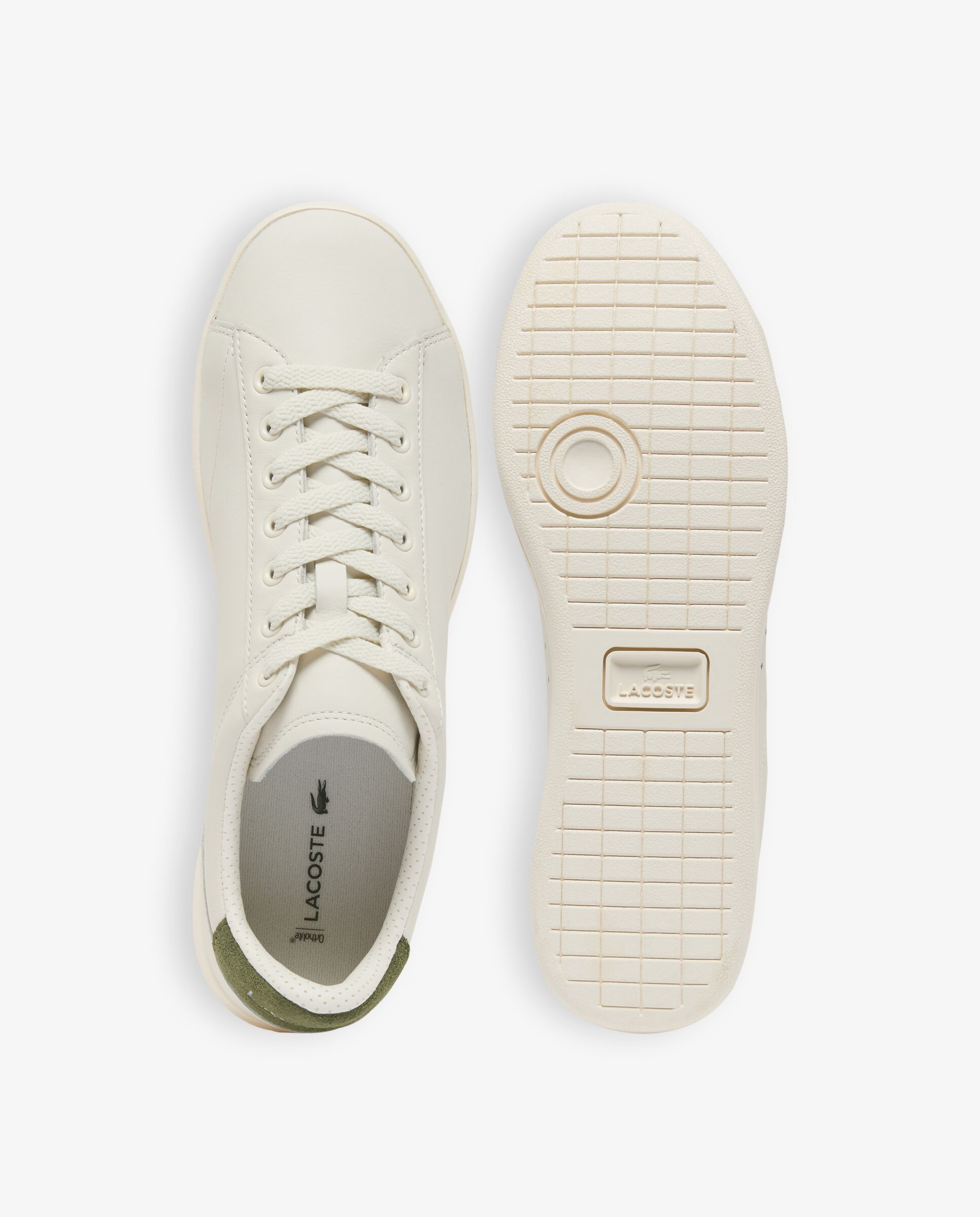 Imagen 2 de Zapatillas de hombre carnaby set de piel en blanco - Lacoste - Beige Beige