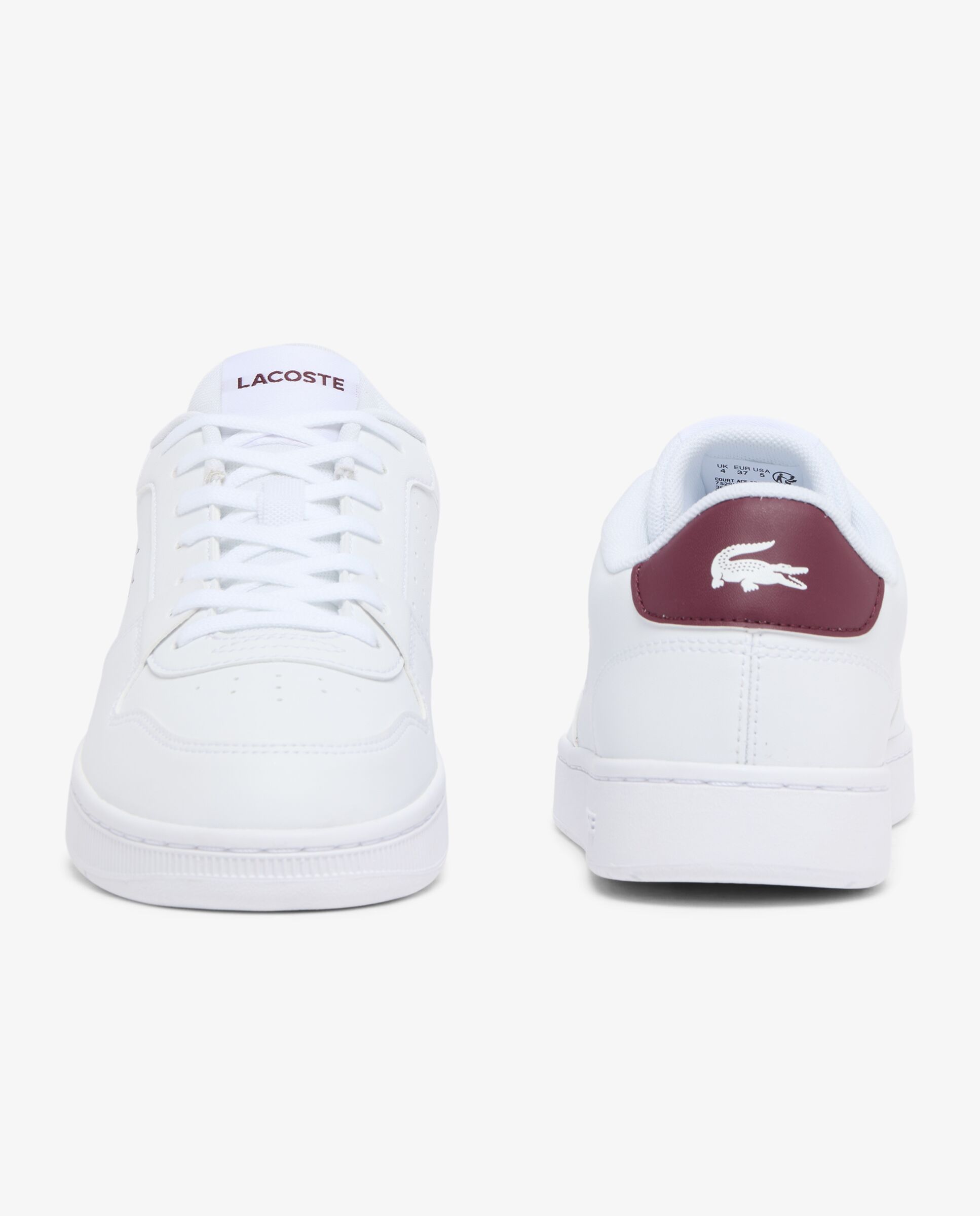 Zapatillas juveniles court ace - Lacoste - Blanco Blanco-5