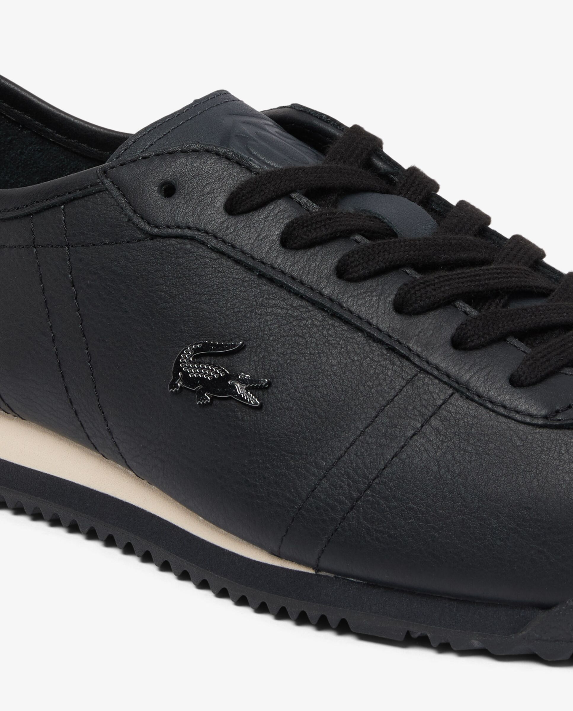 Zapatillas club-low de piel de hombre en - Lacoste - Negro Negro-4