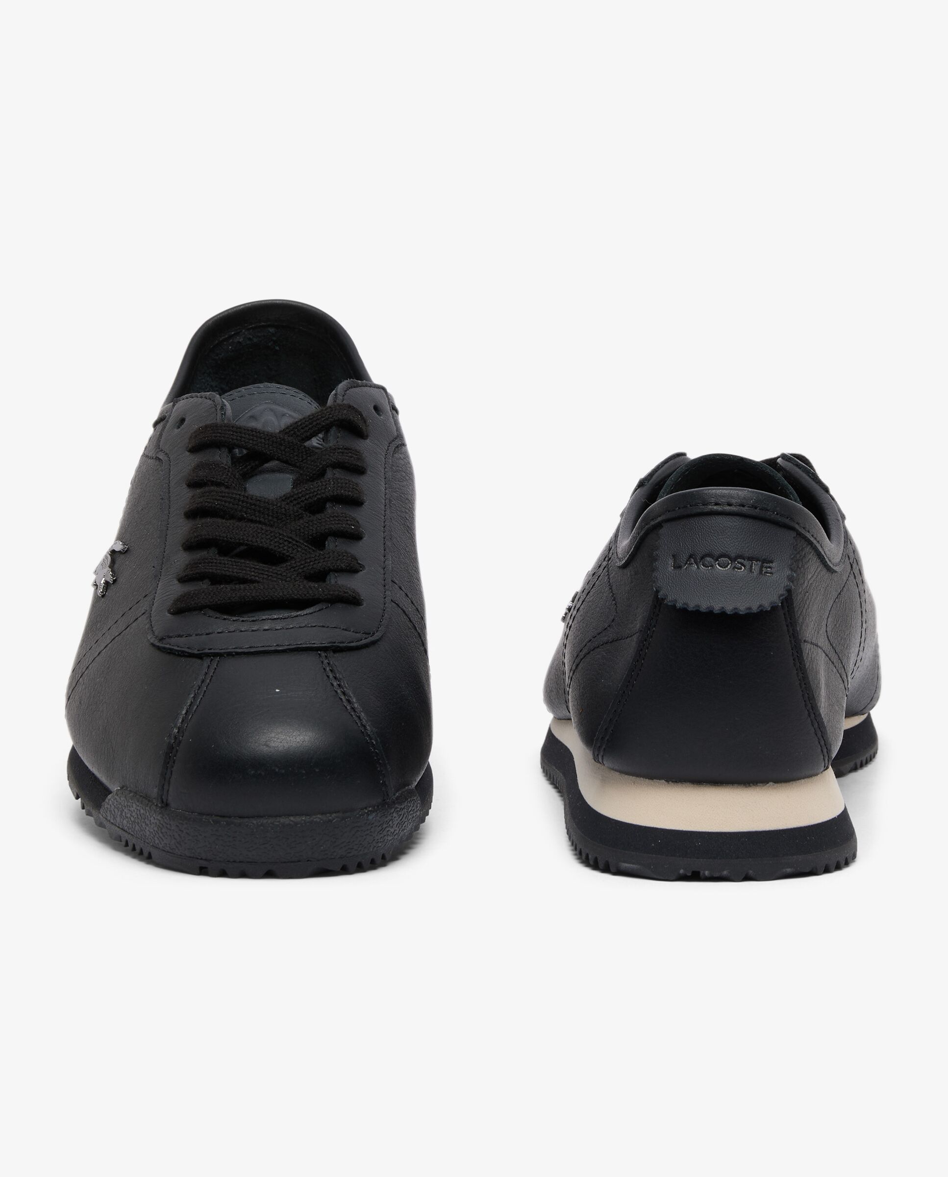 Zapatillas club-low de piel de hombre en - Lacoste - Negro Negro-5