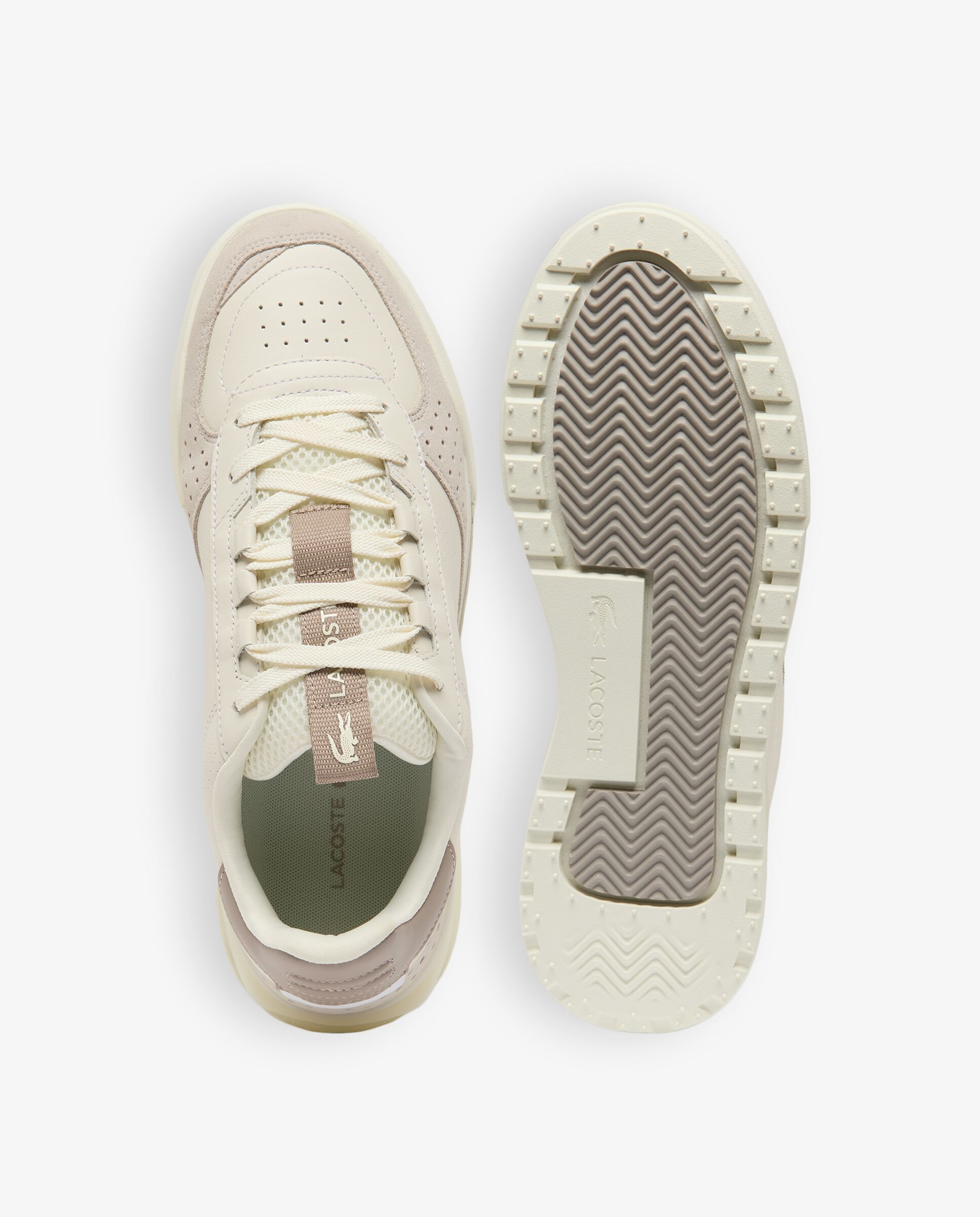 Zapatillas slam break de piel de hombre en - Lacoste - Blanco Blanco-2