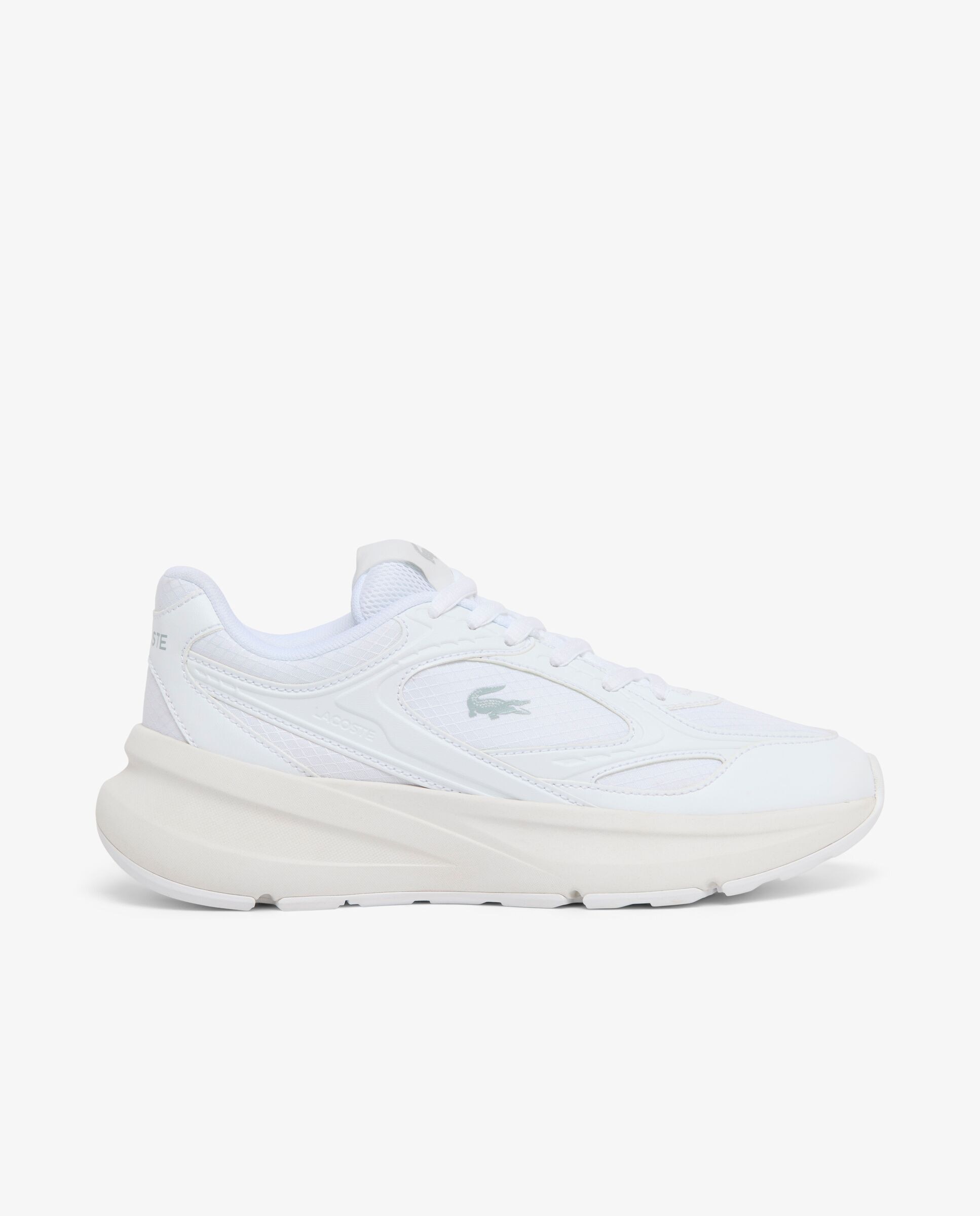 Imagen 0 de Zapatillas run set evo de piel de mujer en blanco Blanco