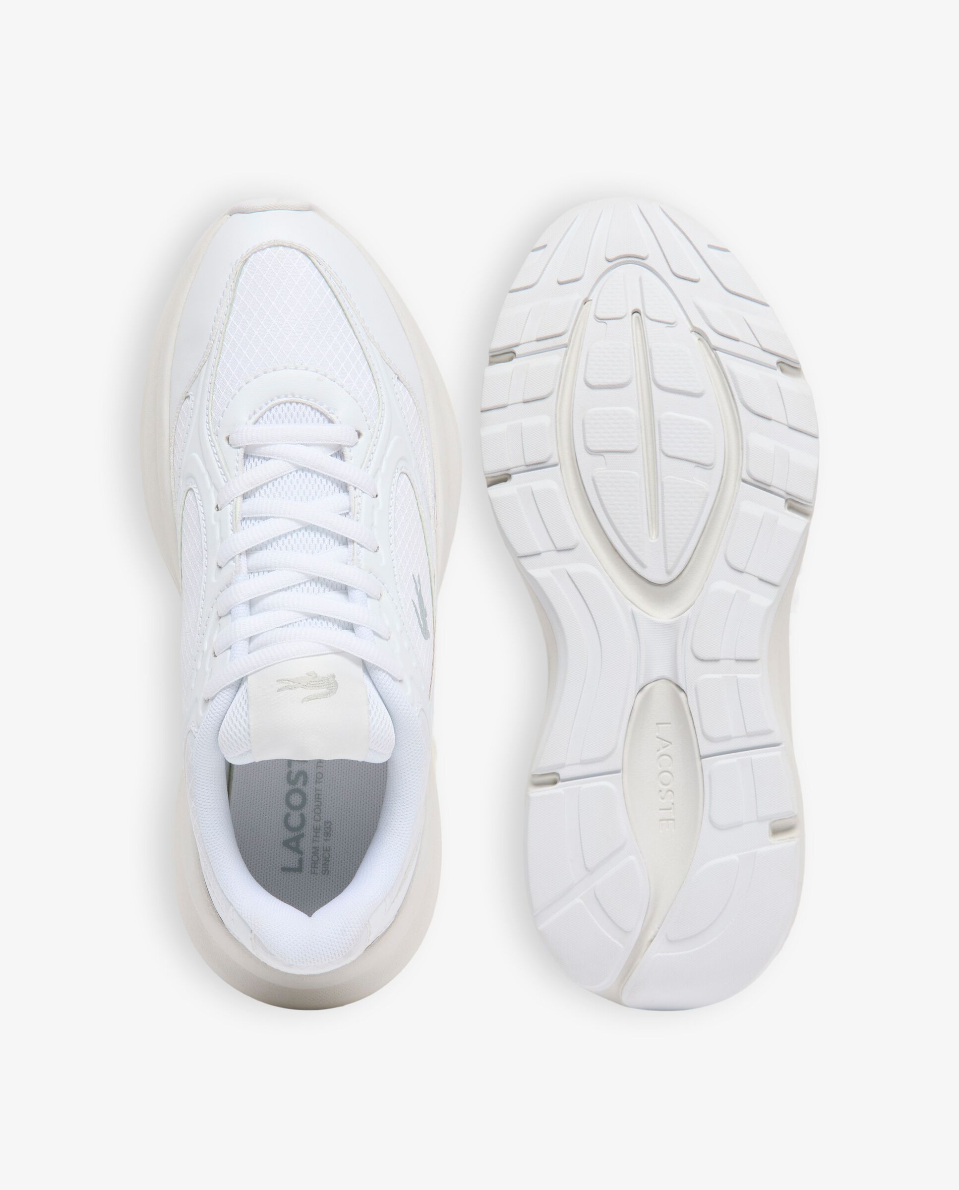 Zapatillas run set evo de piel de mujer en - Lacoste - Blanco Blanco-2