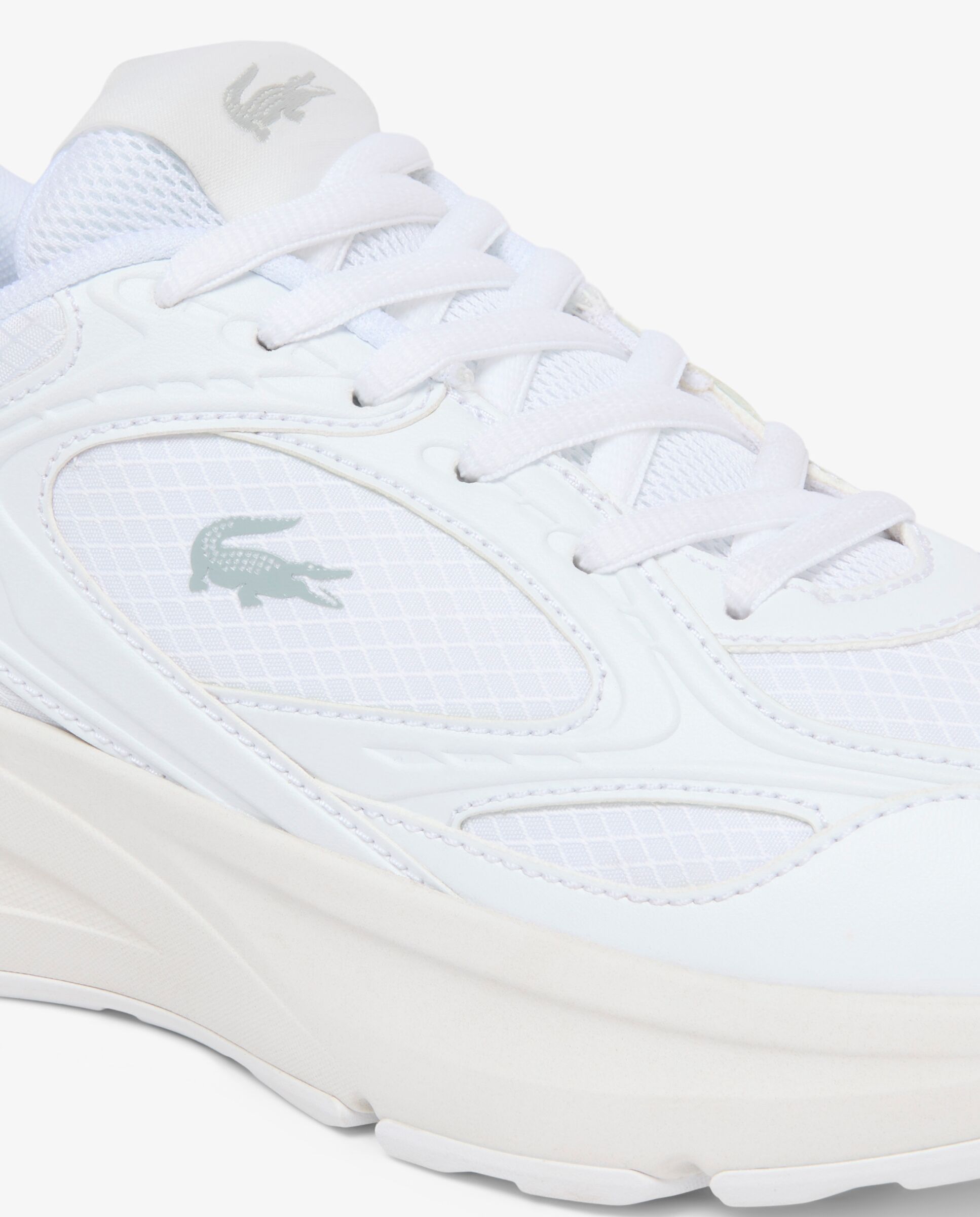 Zapatillas run set evo de piel de mujer en - Lacoste - Blanco Blanco-4