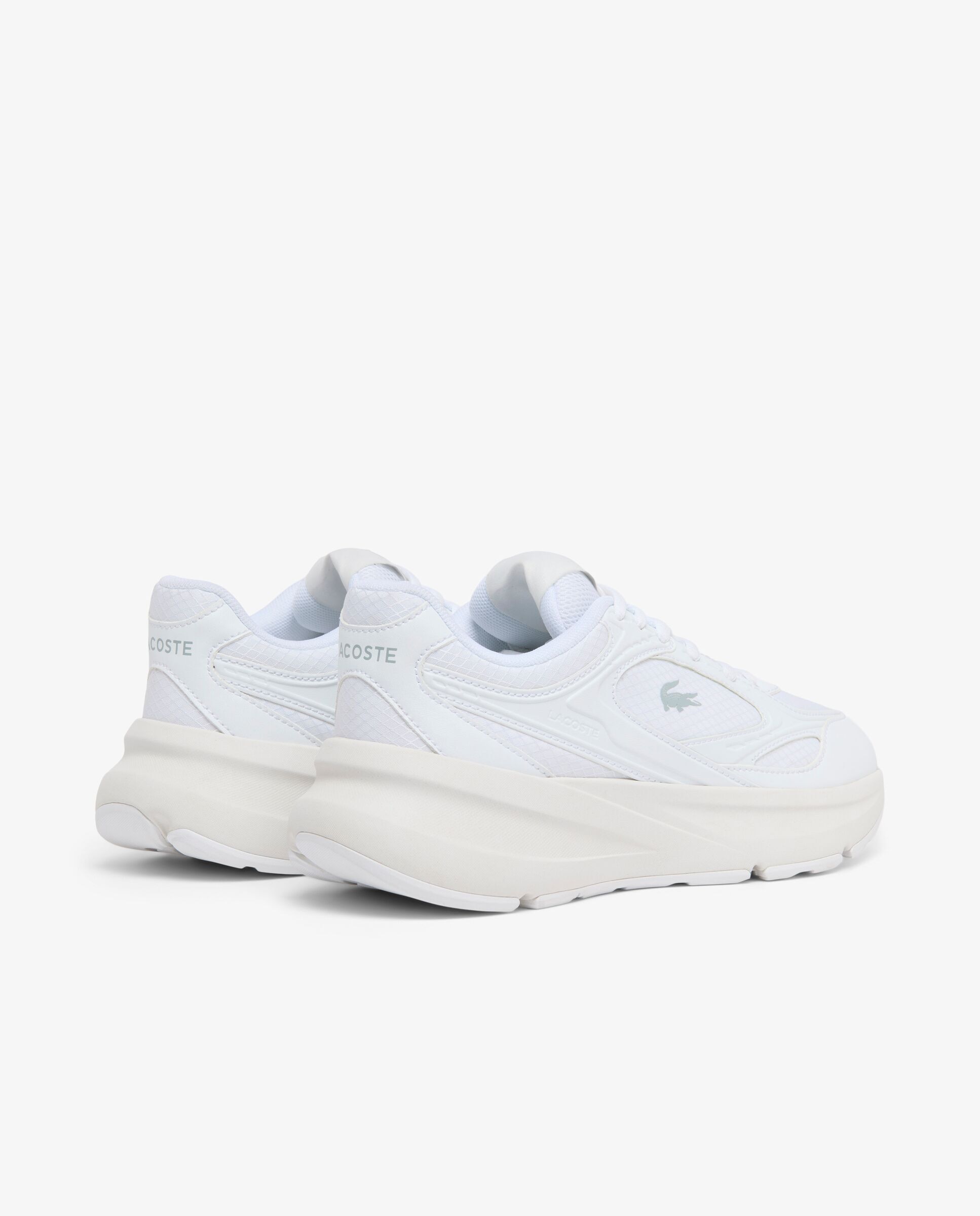 Zapatillas run set evo de piel de mujer en - Lacoste - Blanco Blanco-6