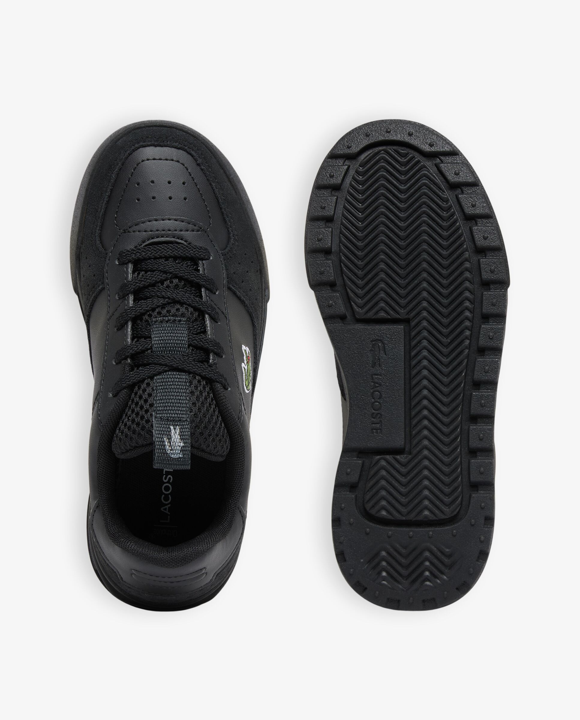 Zapatillas unisex slam break infantiles en blanco - Lacoste - Negro Negro-3