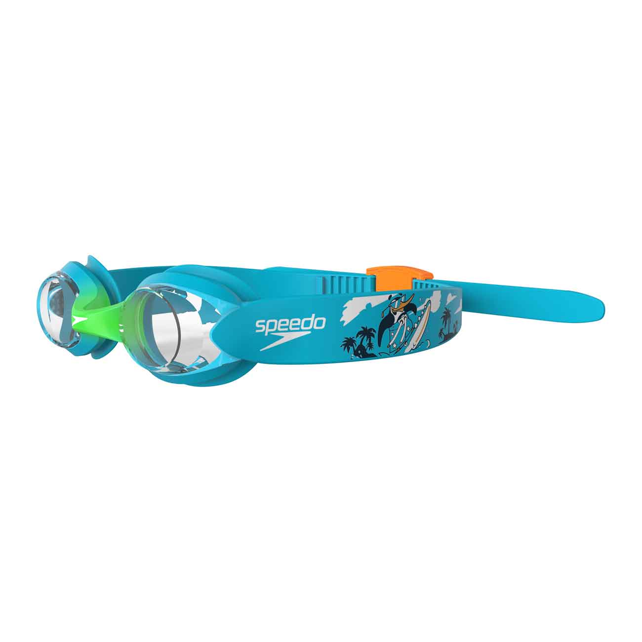 Gafas de natación de bebés illusion goggle speedo - Azul Azul-3