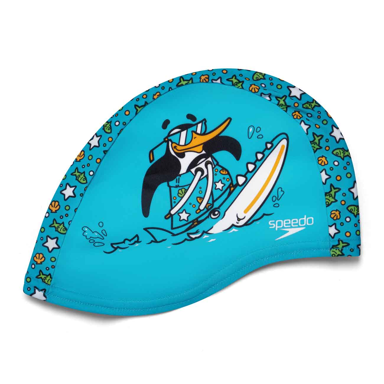 Speedo - Gorro de natación para bebés Printed Polyester Cap Speedo.