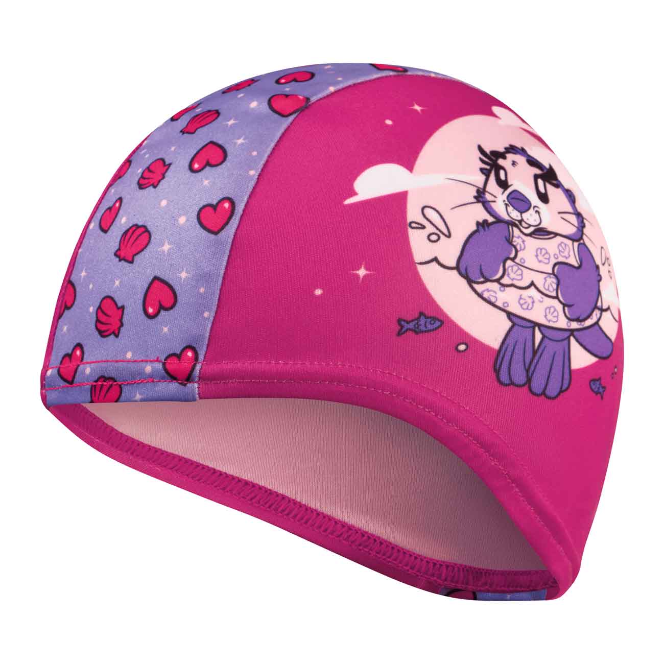 Gorro de natación de bebés printed polyester cap speedo - Rojo Rojo-3
