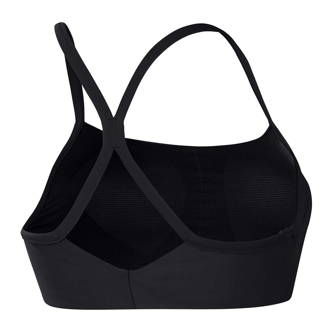 Bañador de natación para mujer Womens Solid Recordbreaker Top Speedo - Negro Negro-3