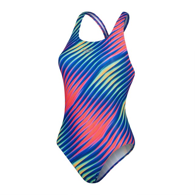 Imagen 0 de Bañador de natación para mujer Womens Allover Digital Powerback Speedo