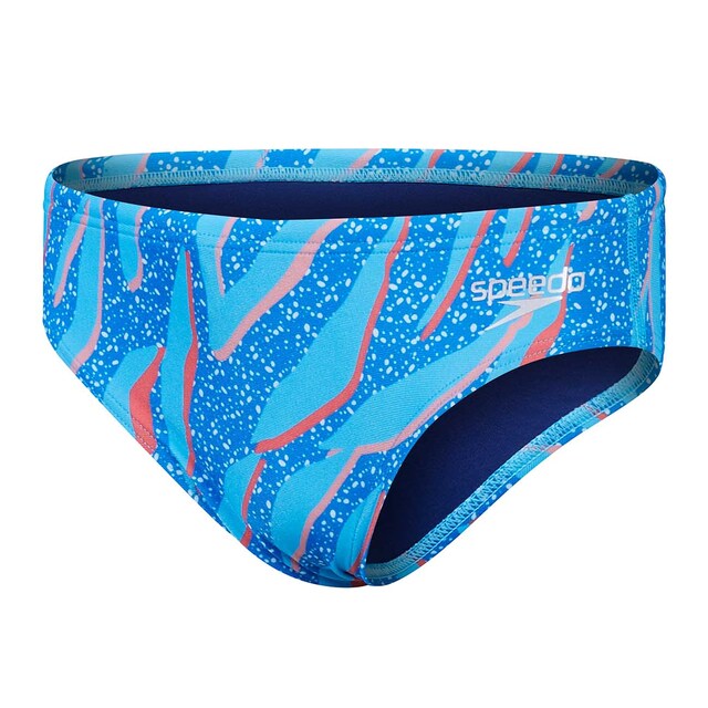 Imagen 0 de Bañador de natación de niños Boys 6.5cm Allover Digital Brief Speedo