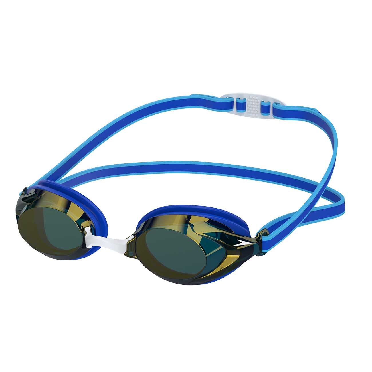 Gafas de natación junior vanquisher 3.0 mirrored speedo - Azul eléctrico Azul eléctrico-2