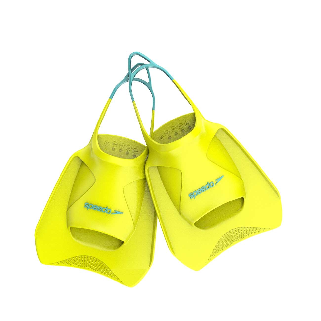 Aletas de natación unisex Biofuse Fitness Fin Speedo - Amarillo Amarillo-1