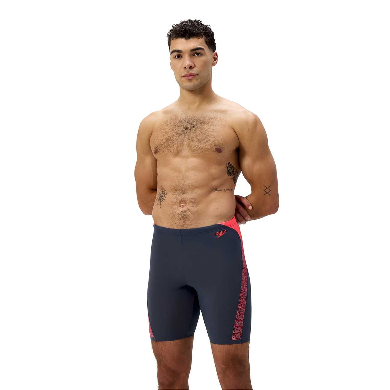 Speedo Bañador de natación para hombre Hyperboom Splice Jammer Rojo