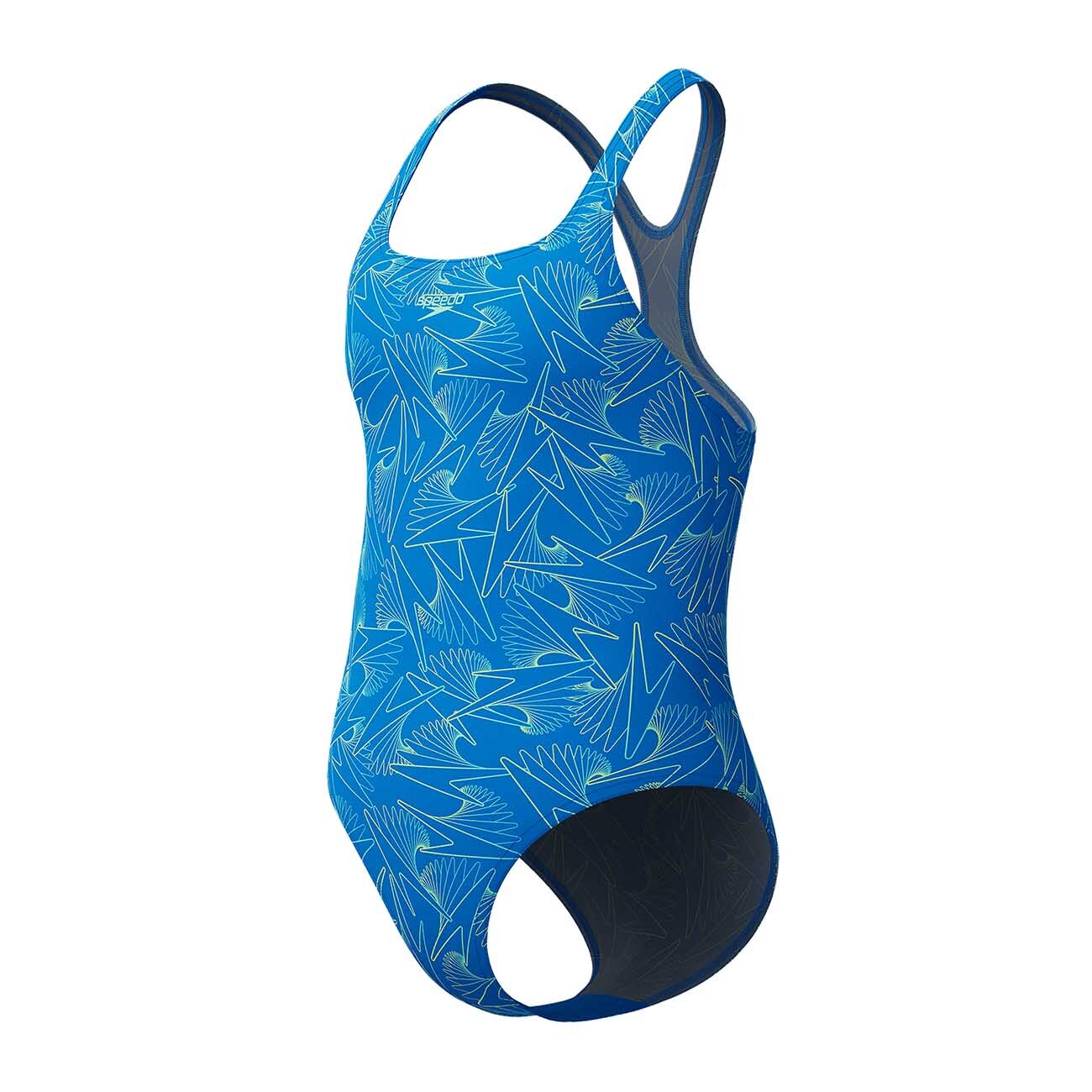 Bañador de natación para niños HyperBoom Allover Medalist Speedo - Morado Azul-2