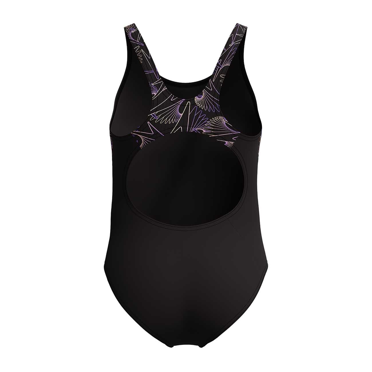 Bañador de natación para niños Hyperboom Splice Muscleback Speedo - Negro Negro-3