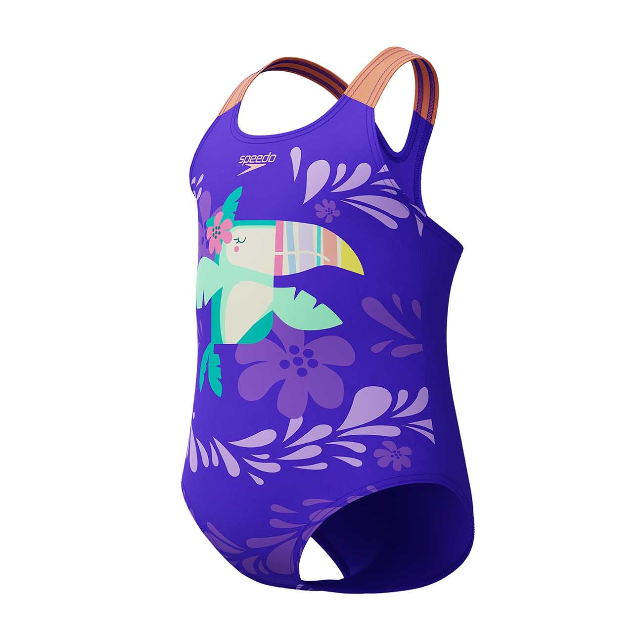 Bañador de natación para niños Digital Printed Swimsuit Speedo - Azul Azul-1