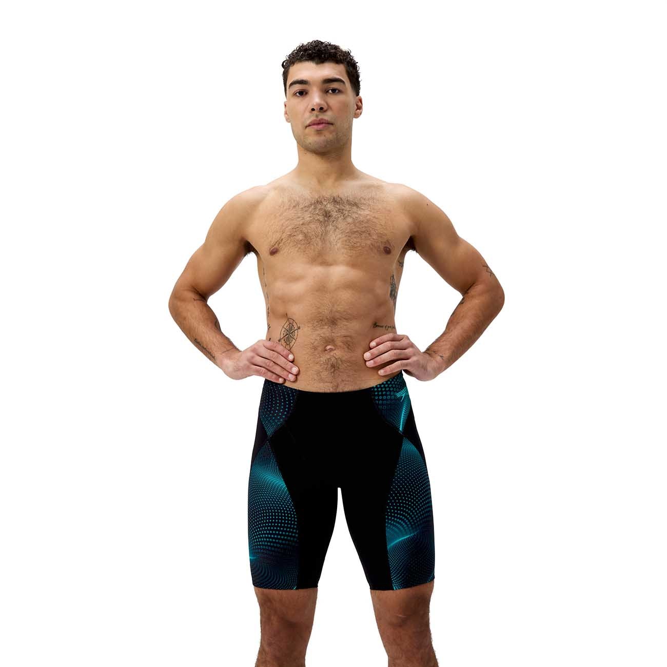 Speedo Bañador de natación para hombre Endurance+ Max Compression Jammer Negro