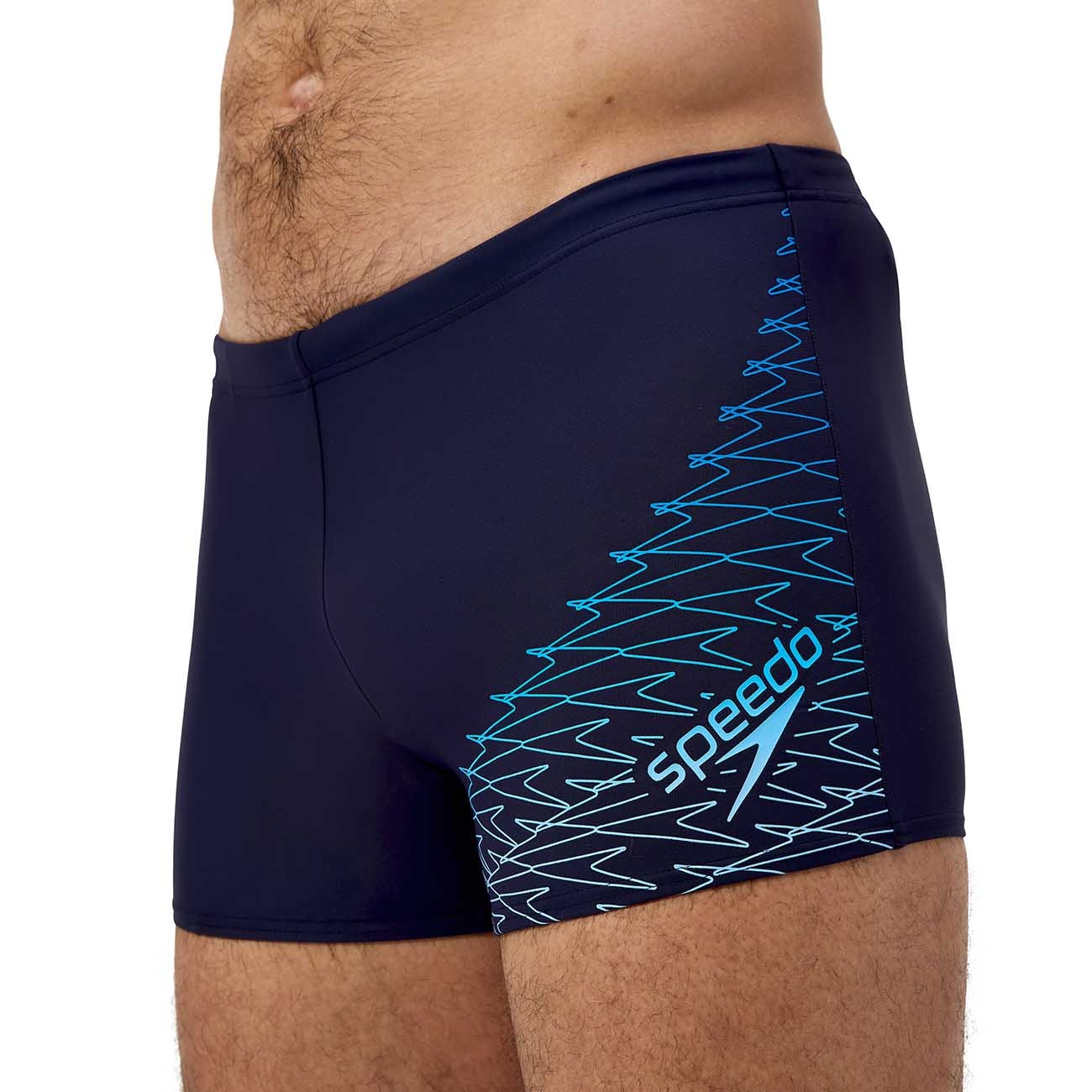 Bañador de natación para hombre Medley Logo Aquashort Speedo - Azul Azul-3