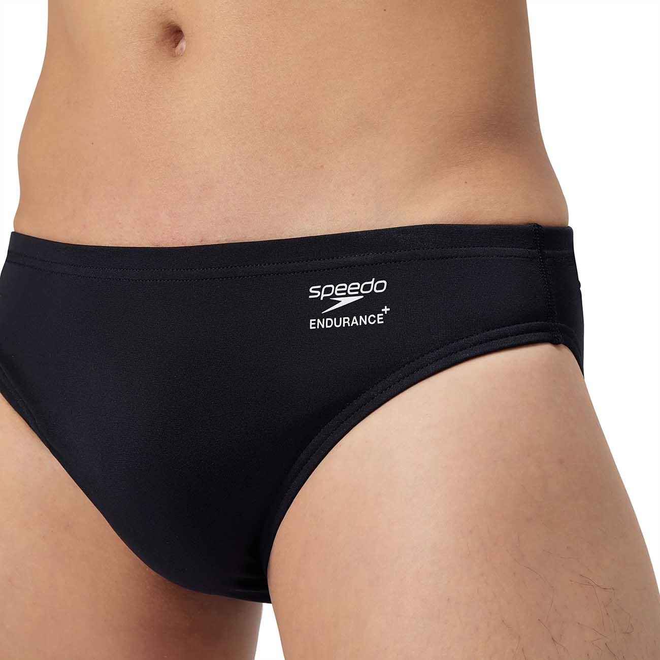 Bañador de natación para hombre Solid Brief Speedo - Negro Negro-3