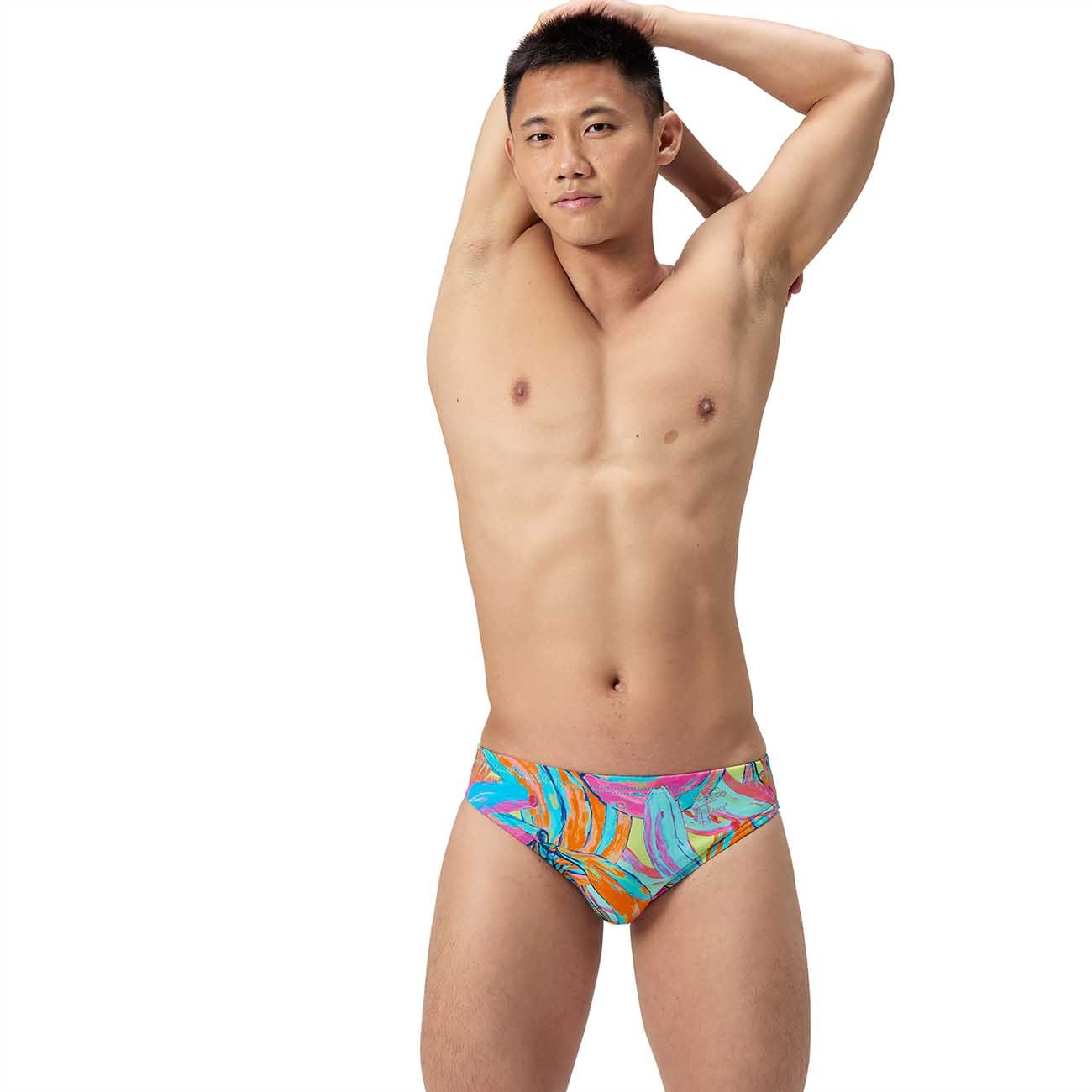 Bañador de natación para hombre ML Printed Brief Speedo - Azul Azul-1
