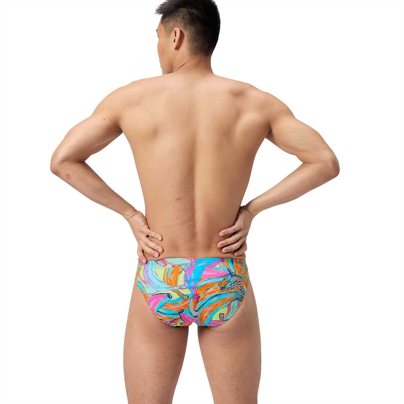 Bañador de natación para hombre ML Printed Brief Speedo - Azul Azul-2