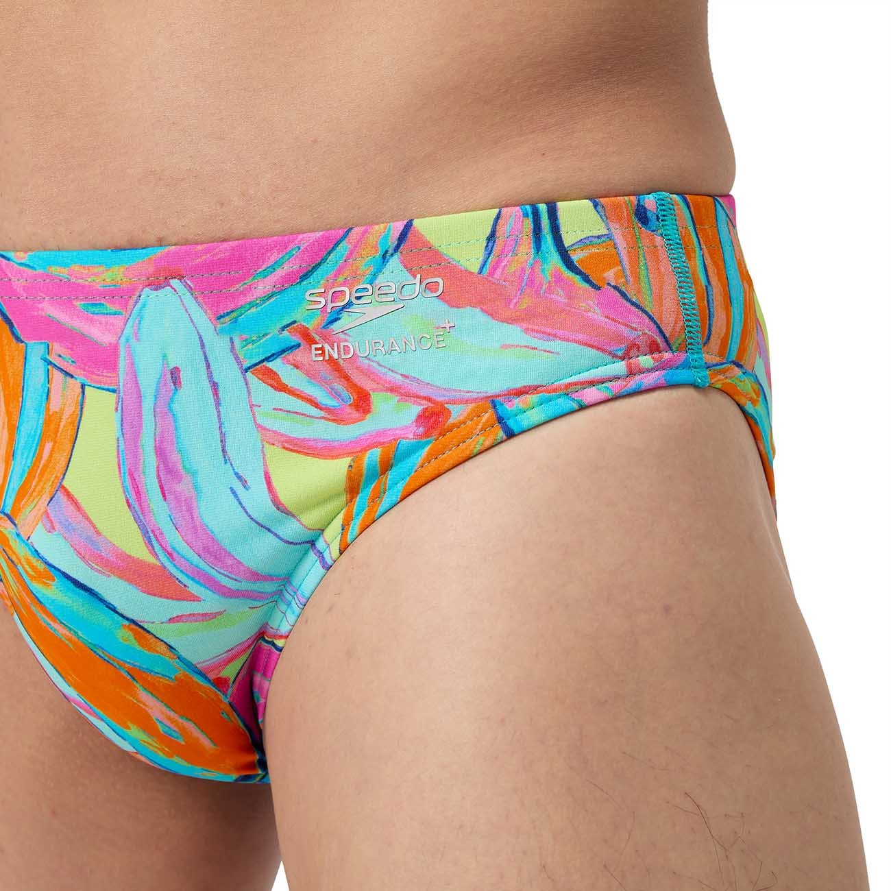 Bañador de natación para hombre ML Printed Brief Speedo - Azul Azul-3