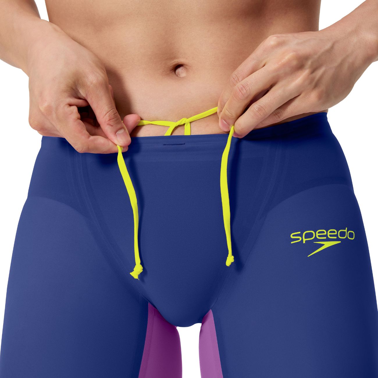 Bañador de natación para hombre Fastskin a medio muslo LZR Pure Valor 2.0 Speedo - Morado Morado-2