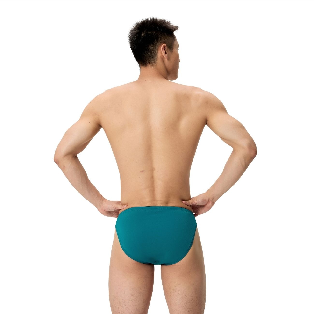 Bañador de natación para hombre Solid Brief Speedo - Verde Verde-3