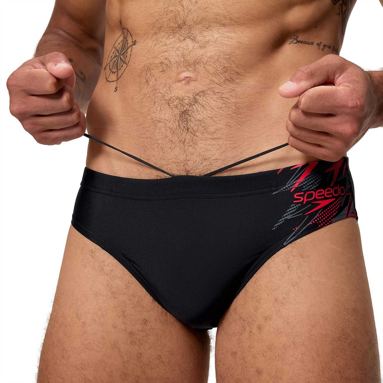 BAÑADOR HOMBRE BRIEF 7CM - Gris oscuro Gris oscuro-2