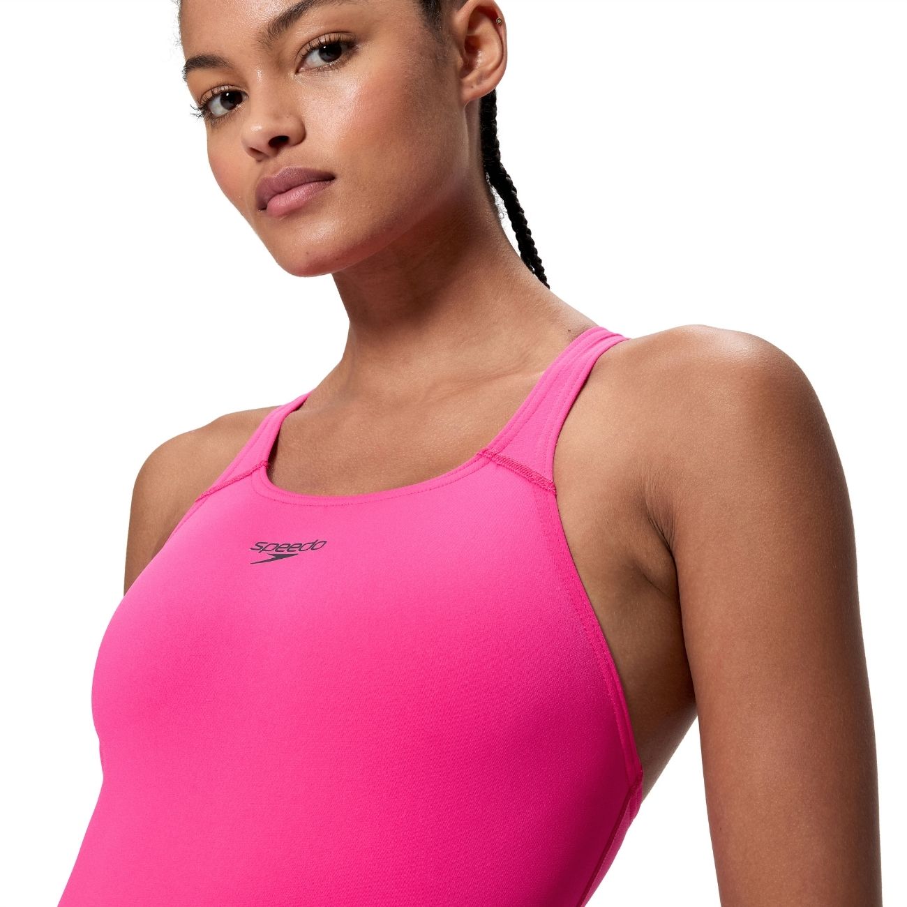 Bañador de natación de mujer Endurane+ Medalist One Piece Speedo - Rosa Rosa-2