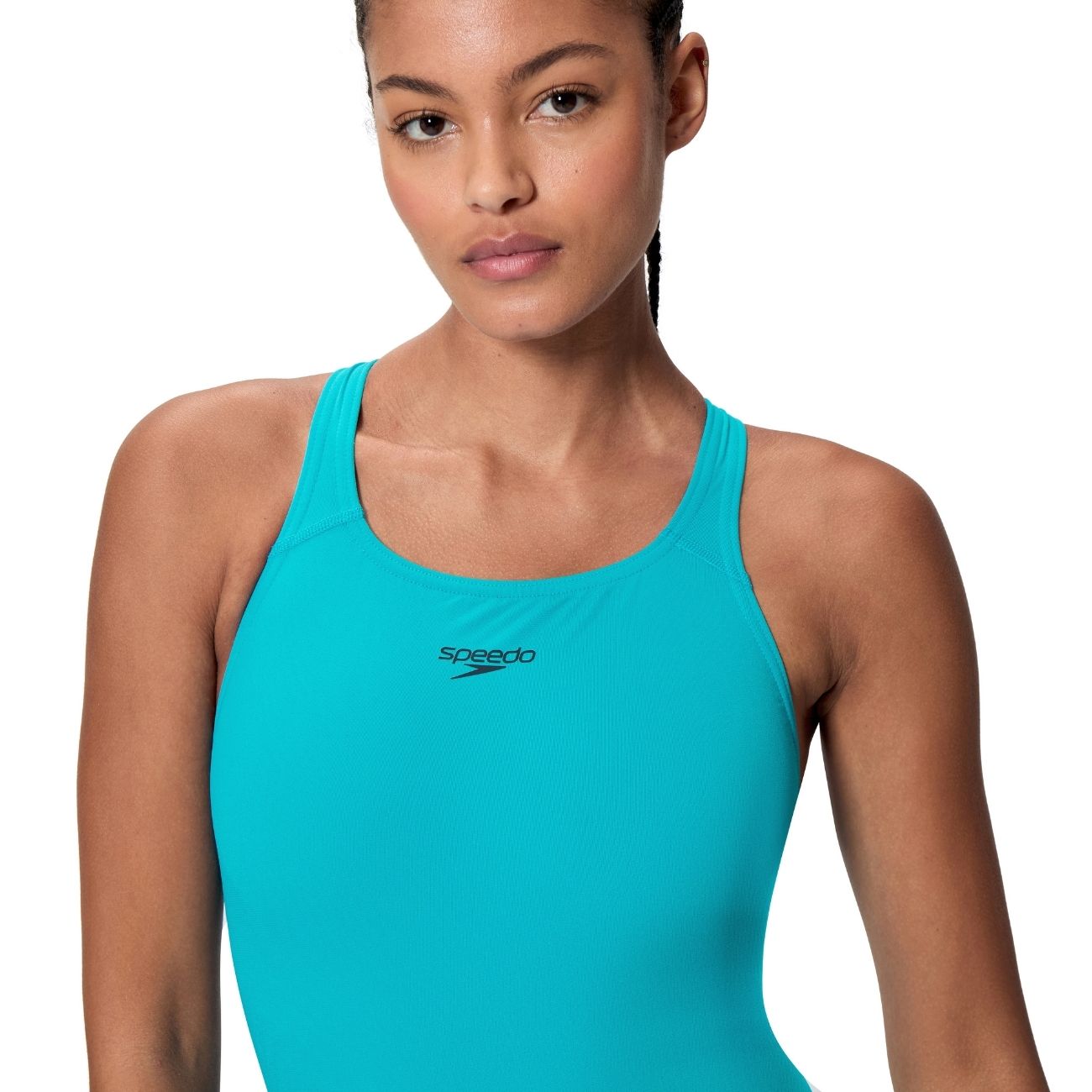 Bañador de natación de mujer Endurane+ Medalist One Piece Speedo - Azul Azul-2