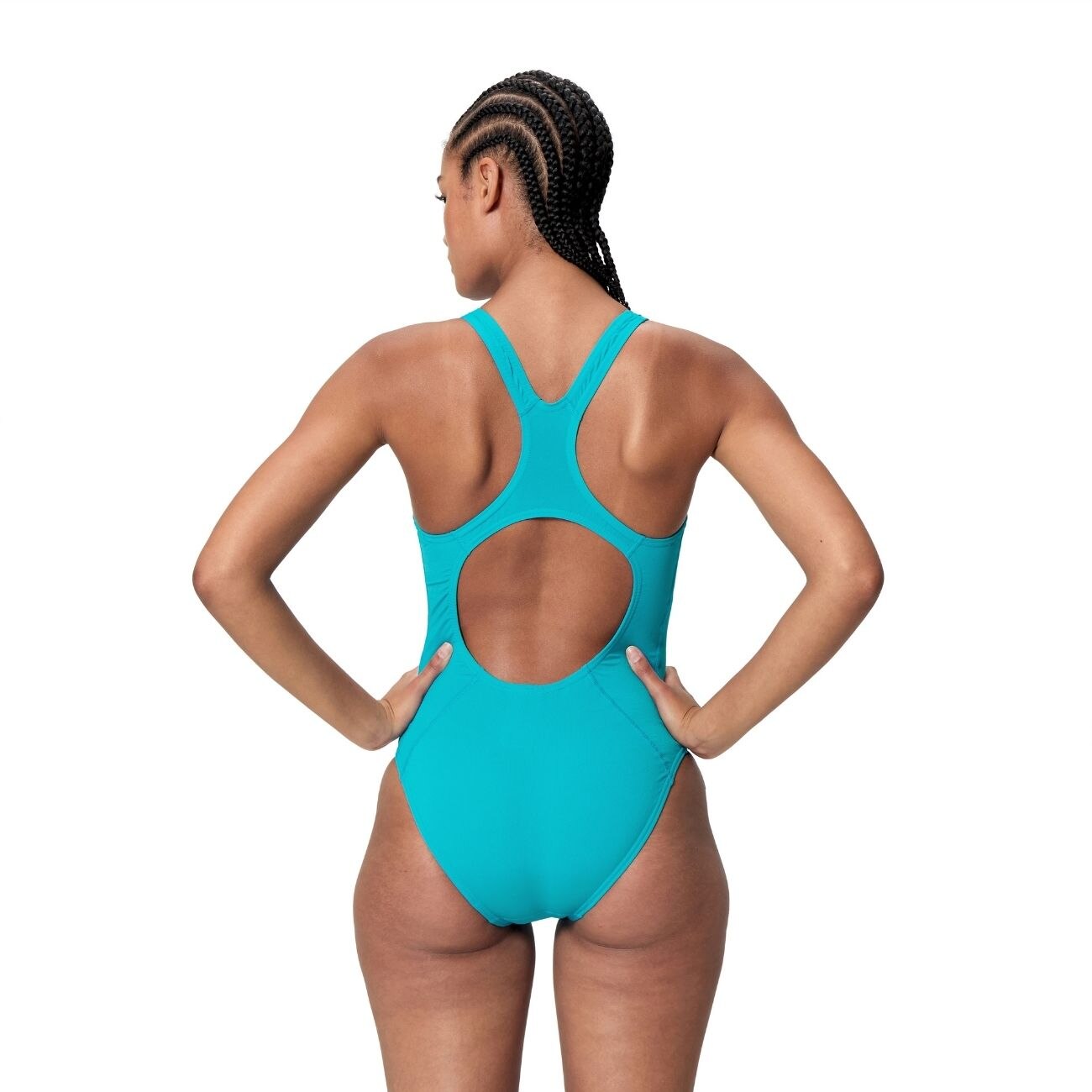 Bañador de natación de mujer Endurane+ Medalist One Piece Speedo - Azul Azul-3