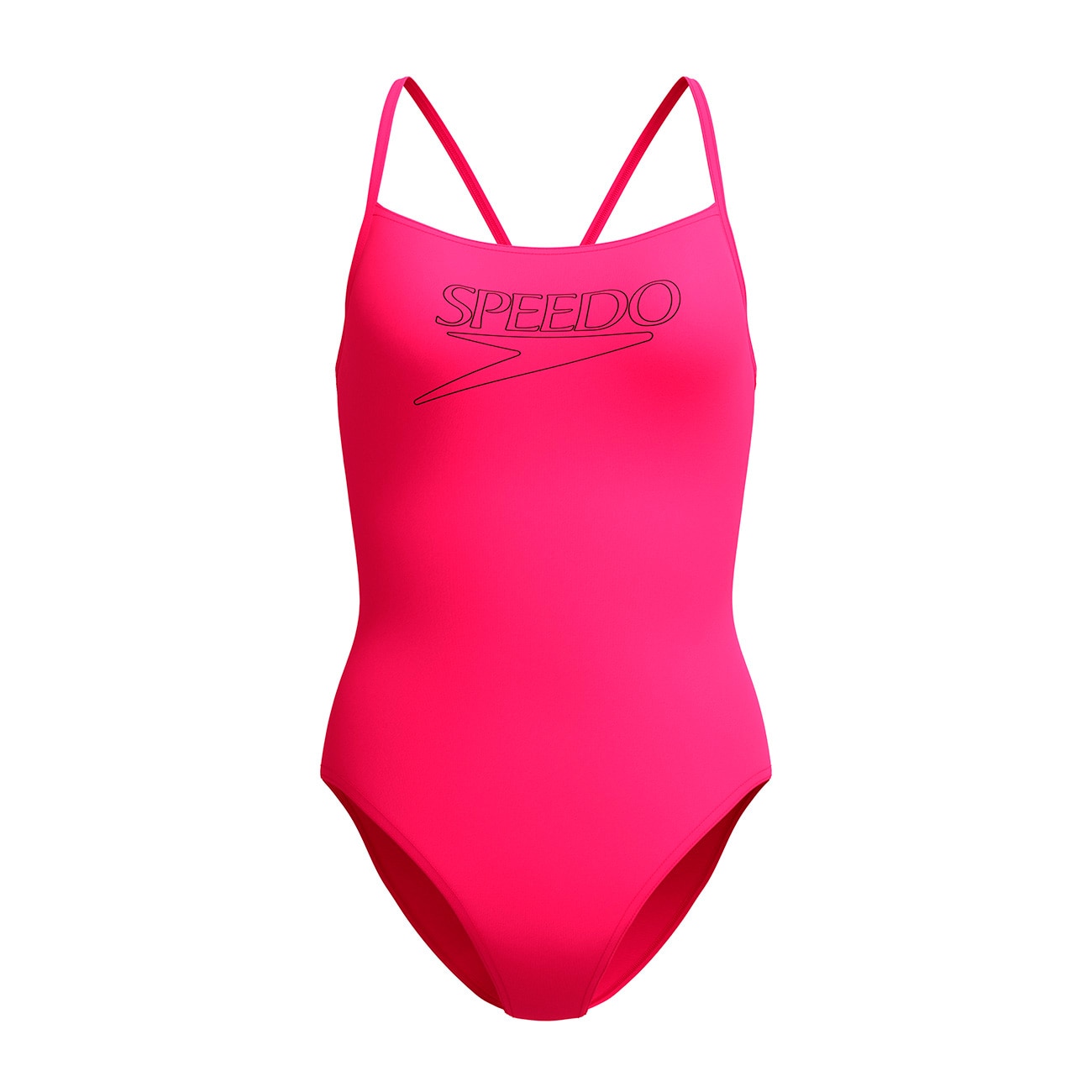Speedo Bañador de natación para mujer Endurance+ Logo Thin Strap One Piece Azul claro