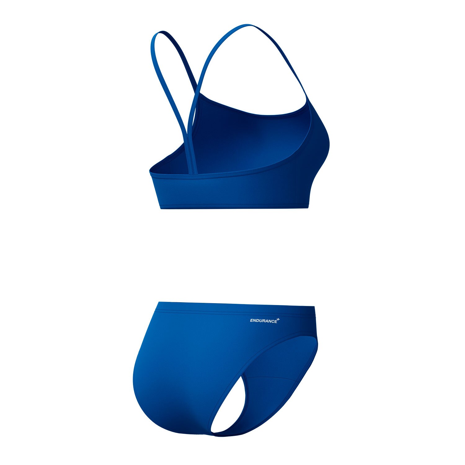 Bikini de natación para mujer Endurance+ Logo Thin Strap Two Piece Speedo - Azul marino Azul marino-3