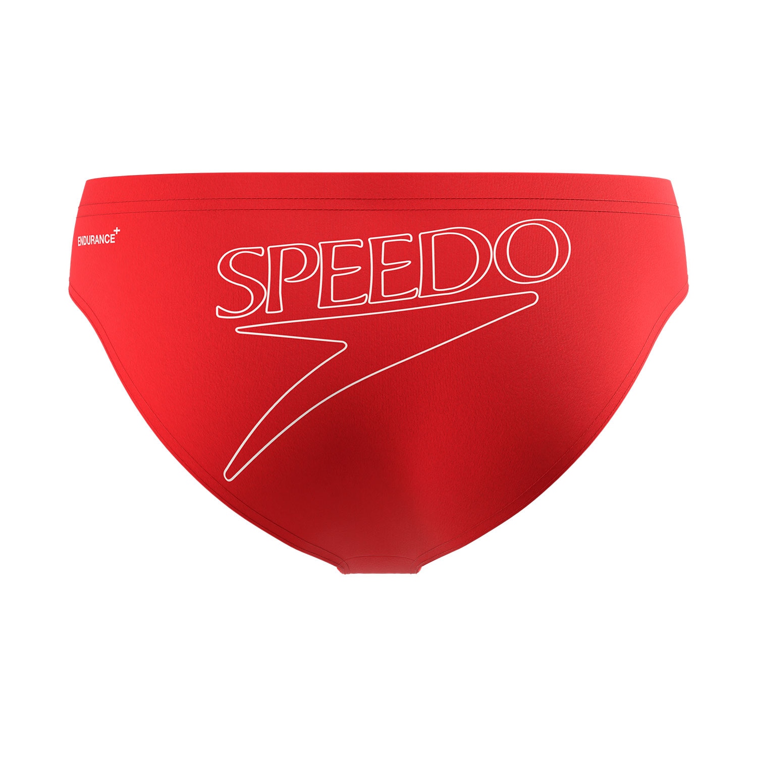 Bañador de natación para hombre Endurance+ Logo Brief 2.5" Speedo - Rojo Rojo-3