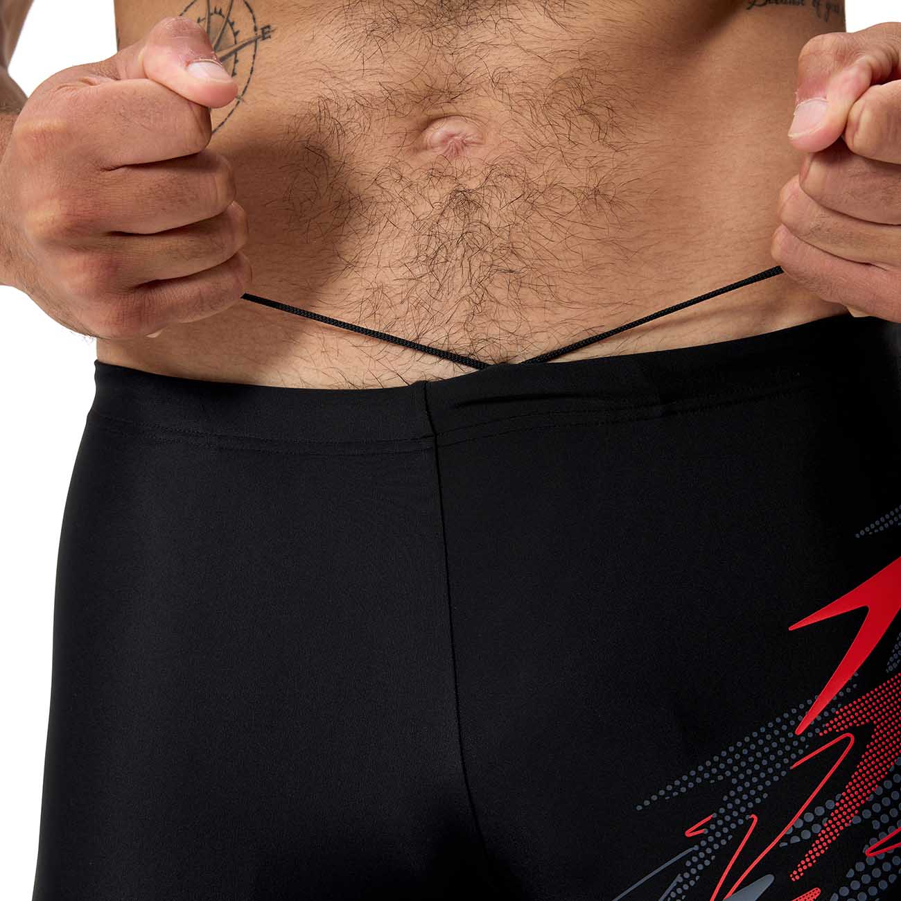 Bañador de natación para hombre Medley Logo Aquashort Speedo - Gris oscuro Gris oscuro-2
