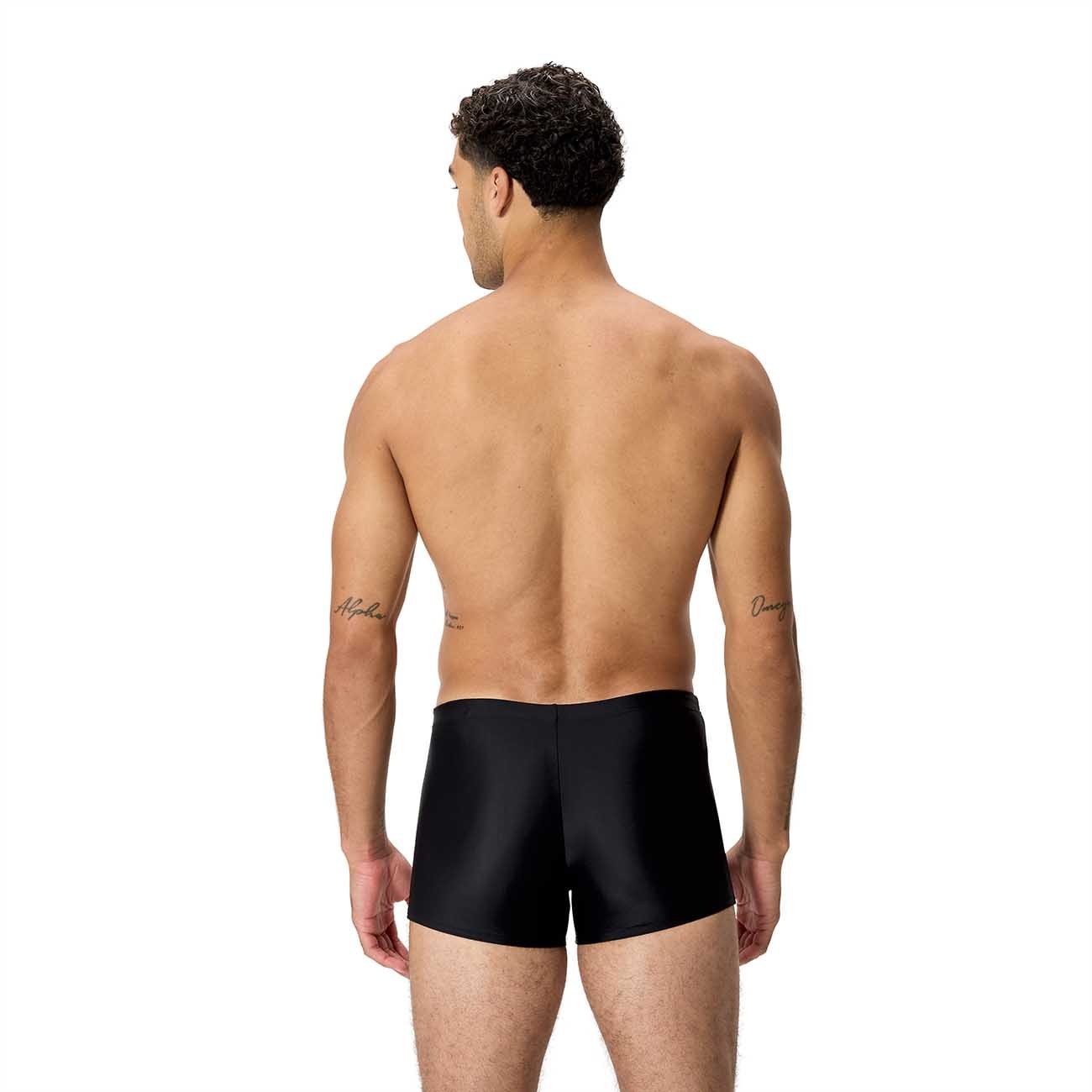 Bañador de natación para hombre Medley Logo Aquashort Speedo - Gris oscuro Gris oscuro-3