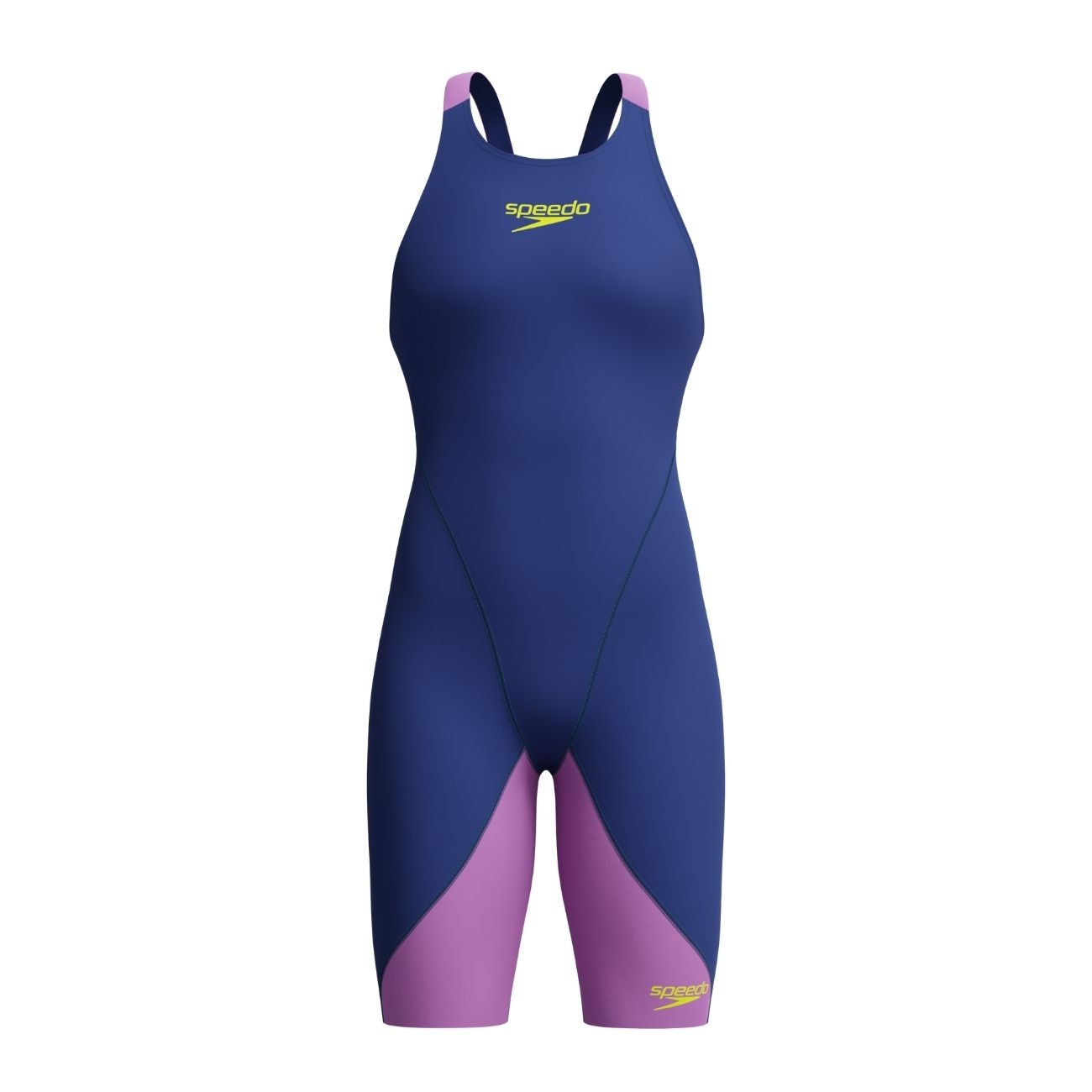 Speedo Bañador de natación para niños Fastskin Junior LZR Ignite Kneeskin Azul marino