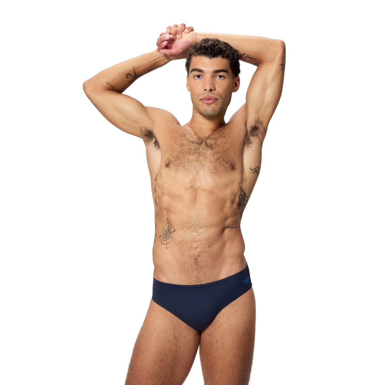 Speedo Bañador de natación para hombre Hyperboom Brief Azul marino