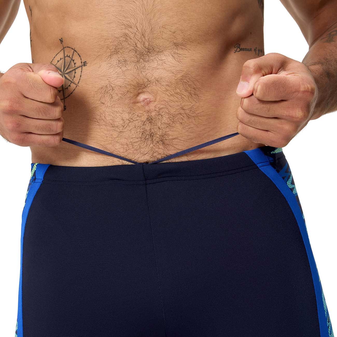 Bañador de natación para hombre Hyperboom Splice Mid Jammer Speedo - Azul marino Azul marino-2