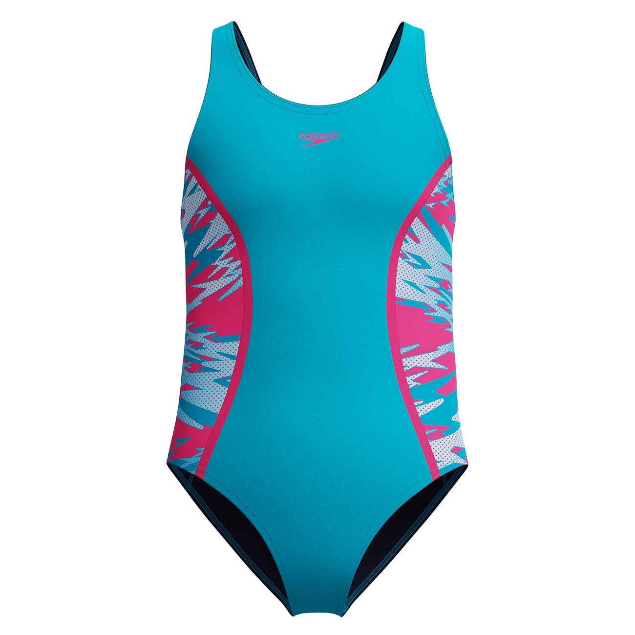 Imagen 0 de Bañador de natación para niños Hyperboom Splice Muscleback One Piece Speedo Azul