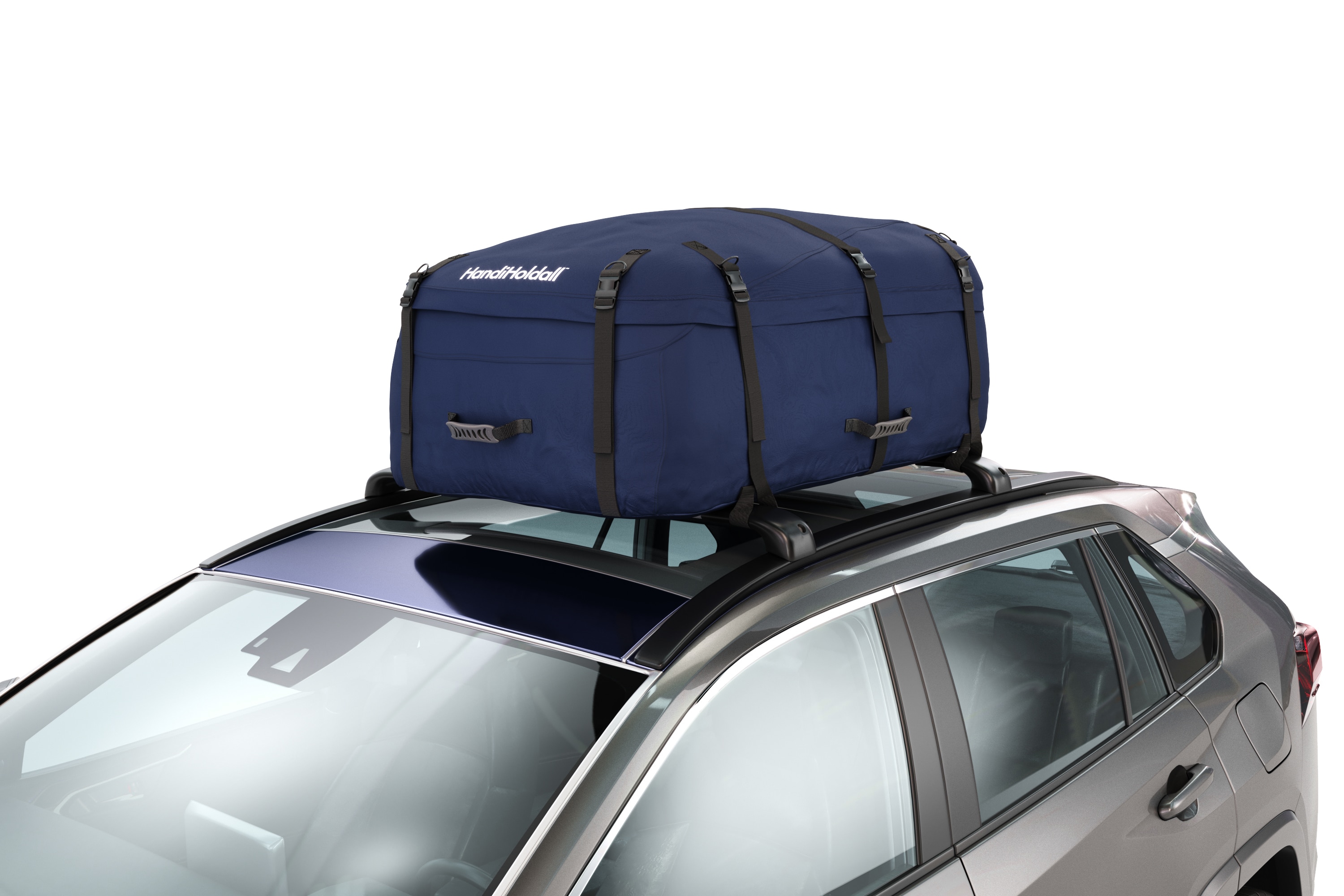 Cofre de techo de coche blando plegable y resistente de 330l Handiholdall 4