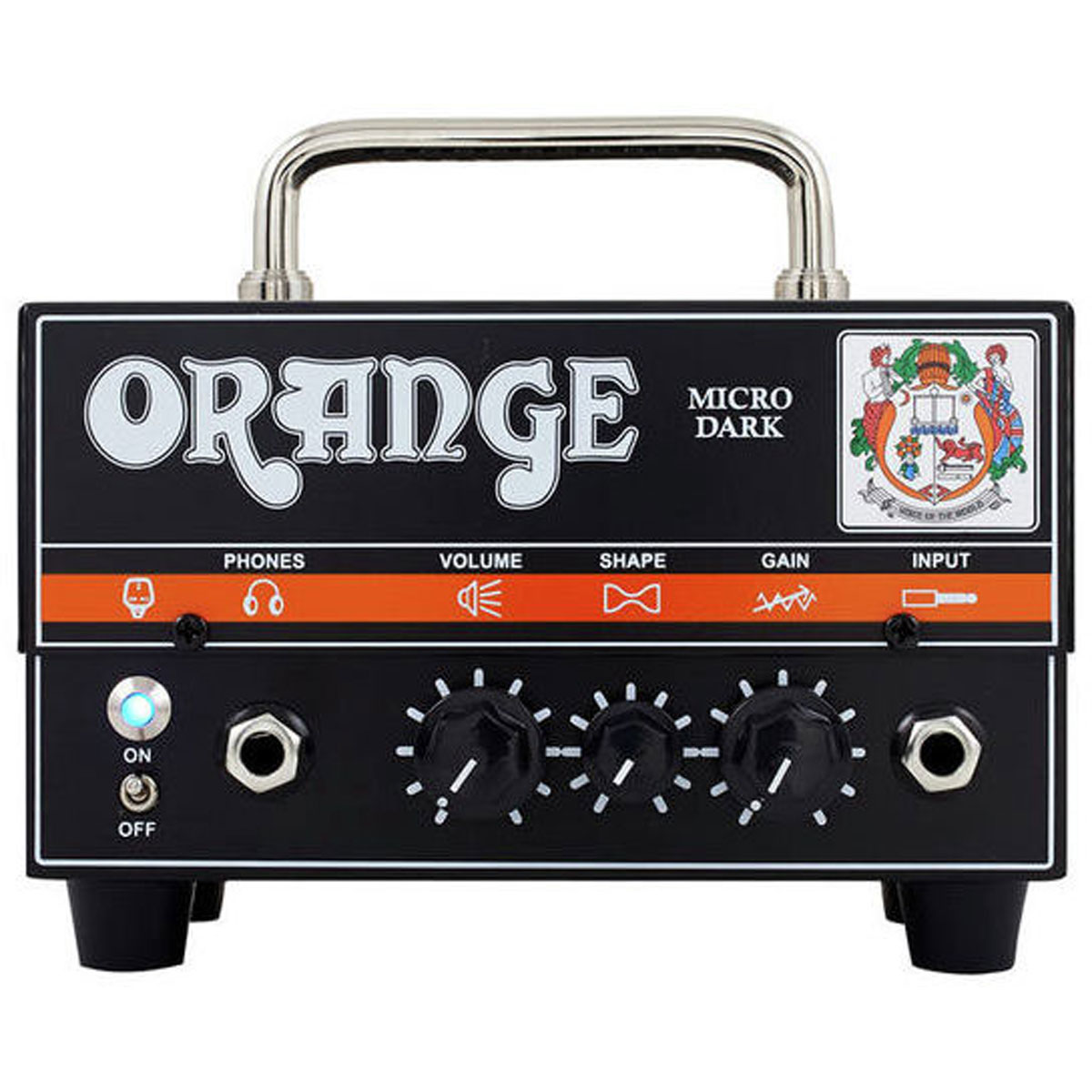 ORANGE - Amplificador Cabezal para Guitarra Orange Micro Dark.