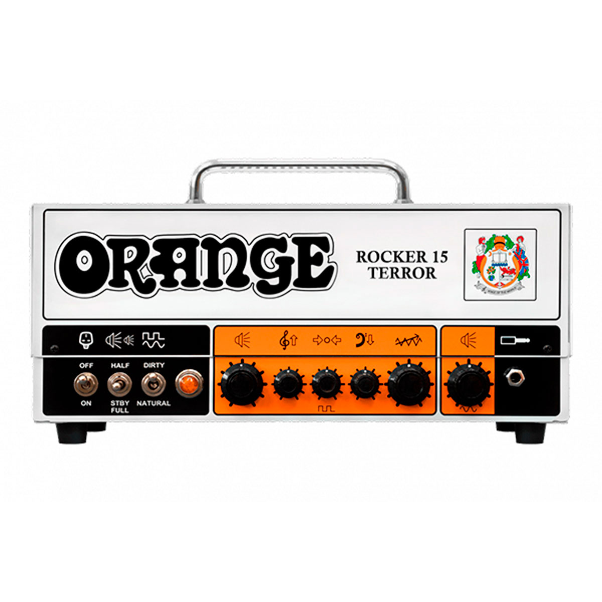 Imagen 0 de Amplificador Cabezal para Guitarra Orange Rocker 15 Terror Blanco