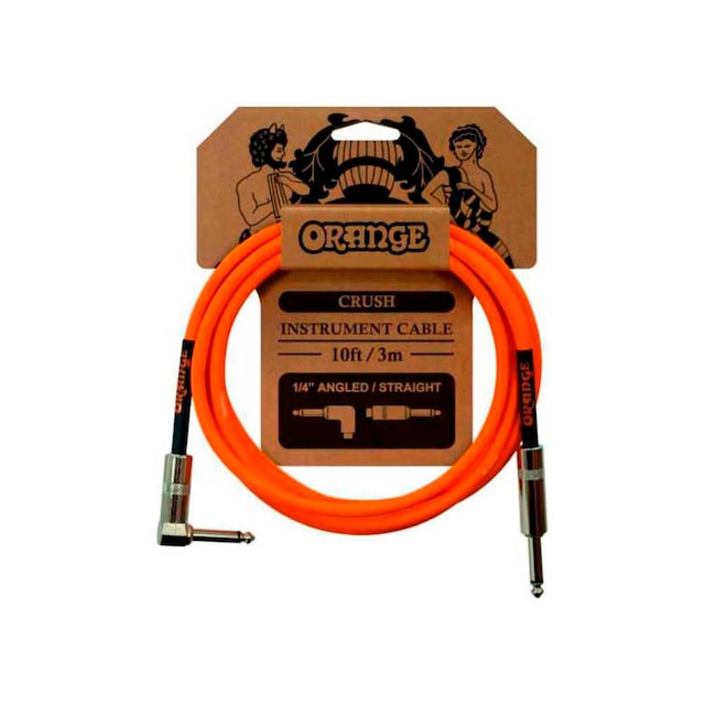 Imagen 0 de Cable de audio Orange Crush 3m Instr Angled-Straight