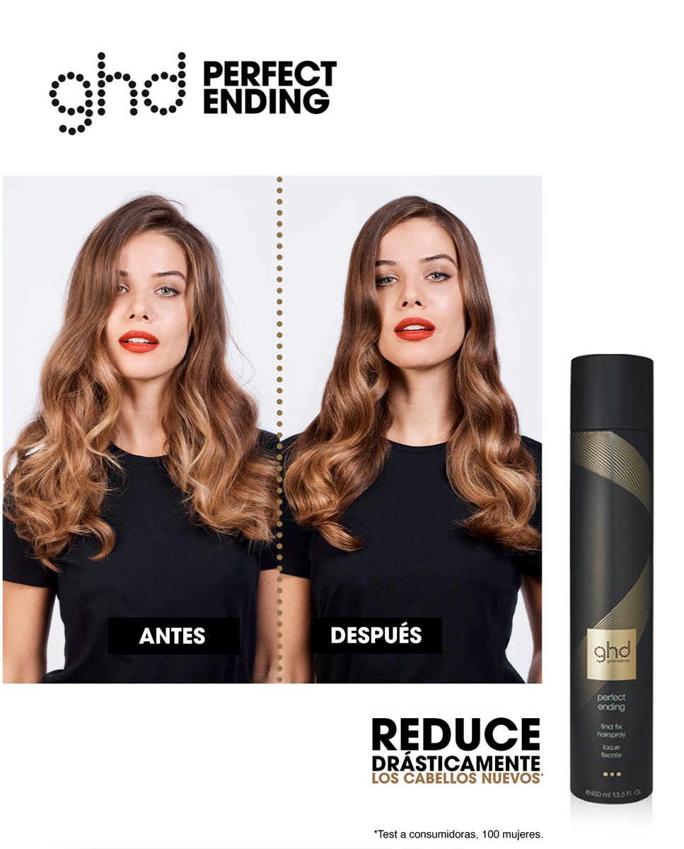 Fijador de pelo profesional de 400ml ghd perfect ending 4