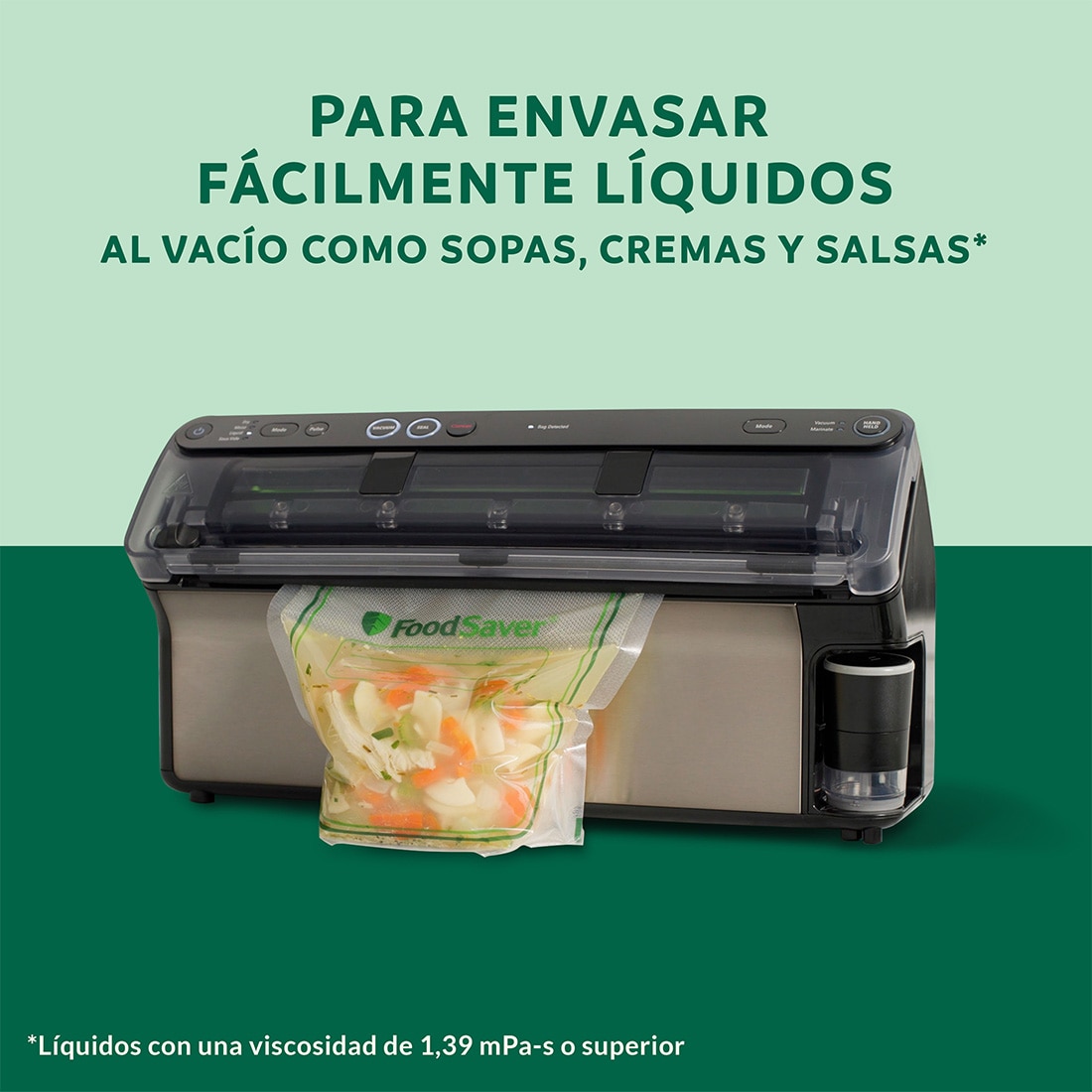 Envasadora al vacío FoodSaver Elite VS5910X para líquidos 5