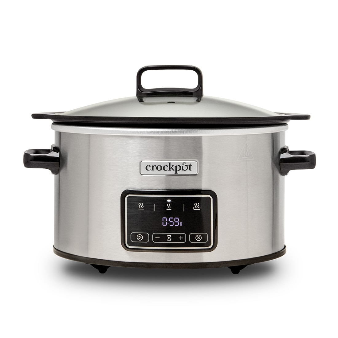 Imagen 0 de Olla eléctrica de cocción lenta CrockPot Sizzle & Stew y 3.5 L Gris